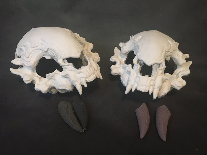 FATALIS BLANK MASK- READY TO SHIP