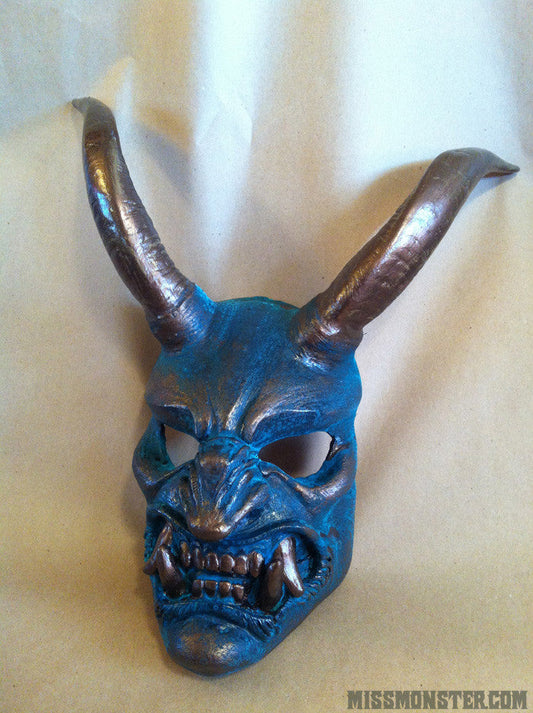 FAUX BRONZE KRAMPUS MASK