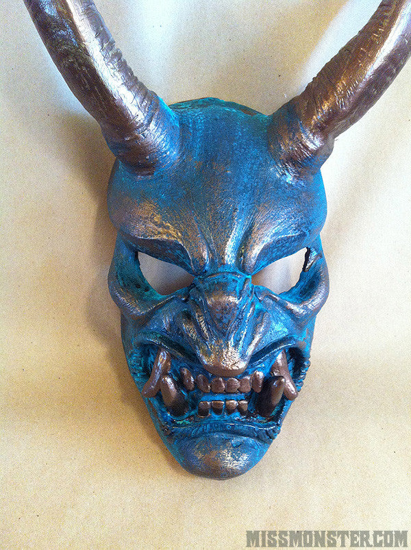FAUX BRONZE KRAMPUS MASK