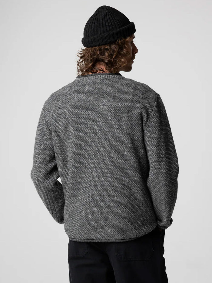 FINISTERRE BARENTS JUMPER - GREY MARL SWEATERS FINISTERRE