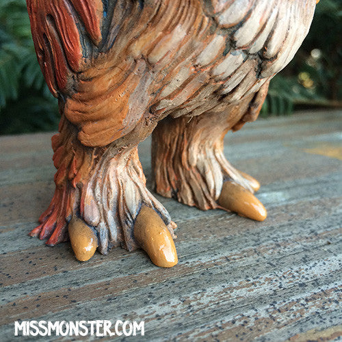 FLOCCULENT CRAW- SOLID CAST URETHANE ART TOY - OOAK PAINTED