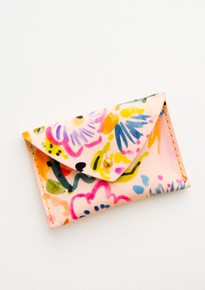 Floral Composition Pocket Wallet in  - LEIF