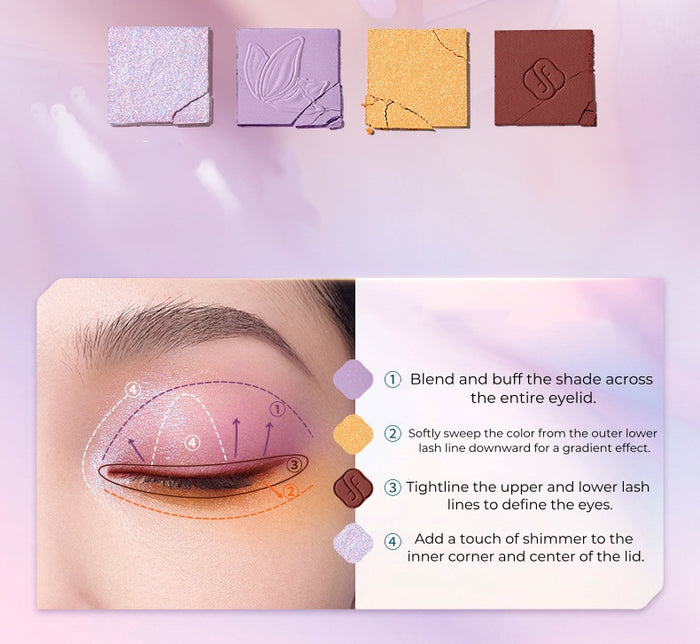 Florasis Butterfly Wings Eyeshadow Palette T4898