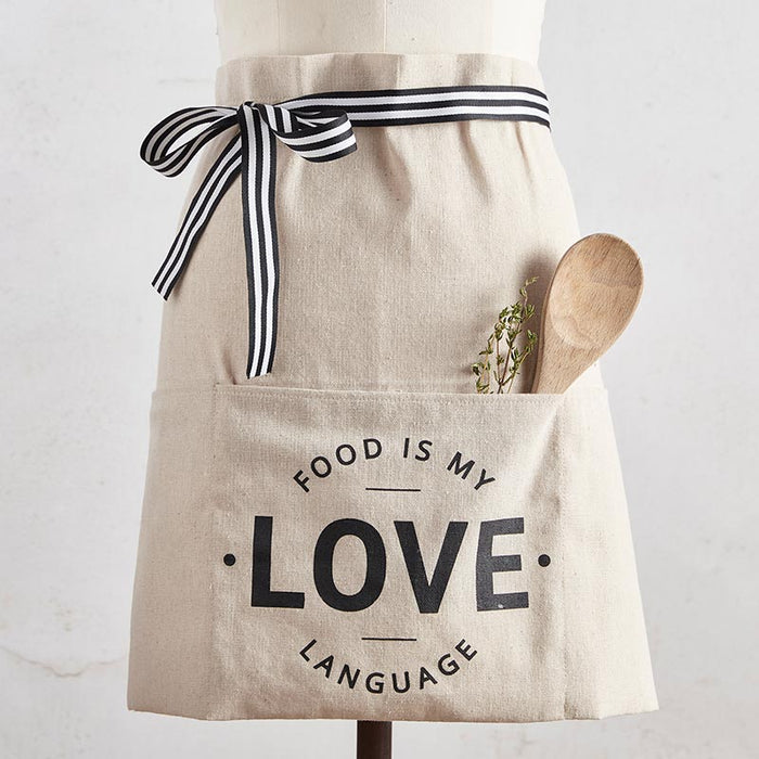 Food Is My Love Language, Apron - Pine & Moss
