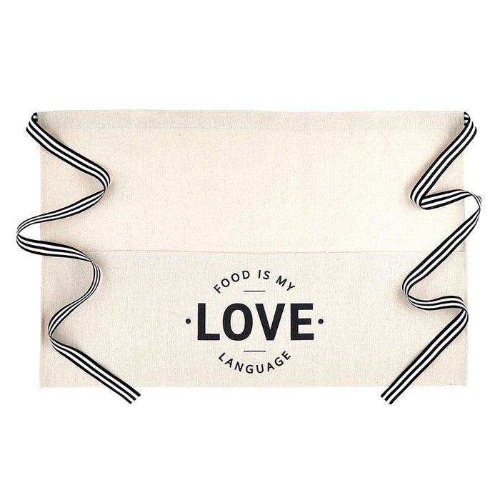 Food Is My Love Language, Apron - Pine & Moss