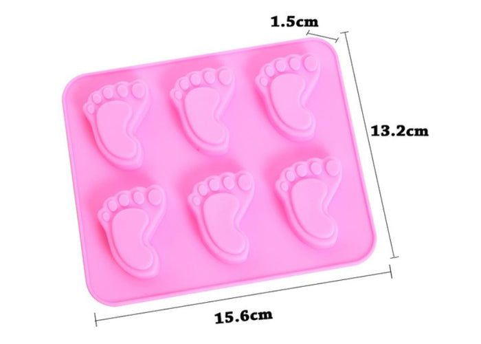 Footprint Mold - 6 Cavity