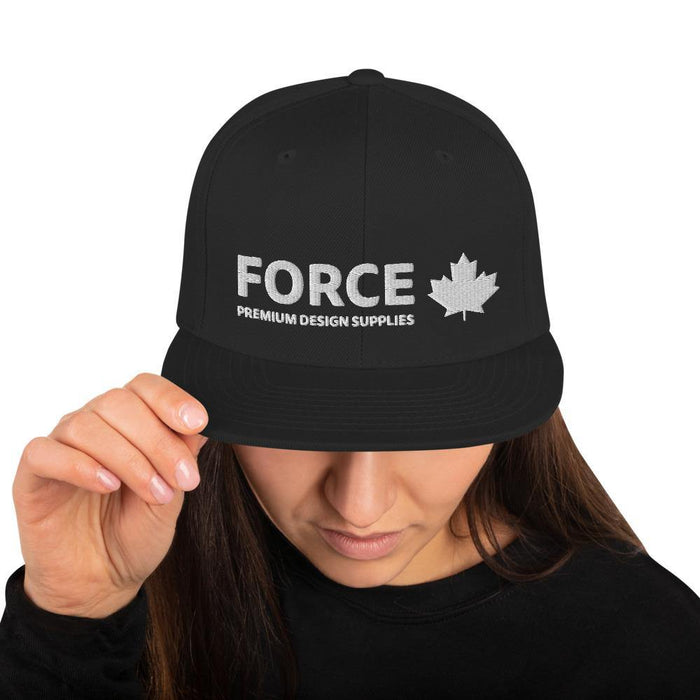 FORCE Logo Embroidered Snapback Hat** - Billyforce Shop
