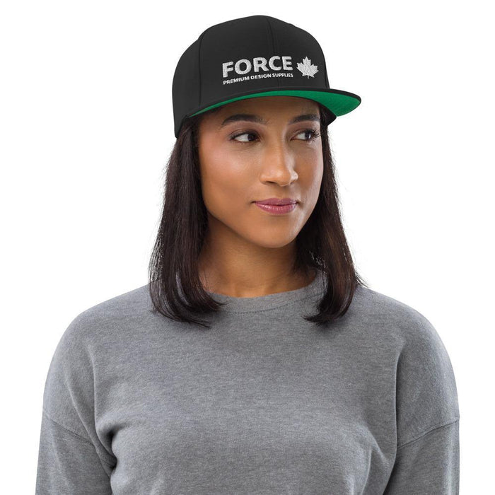 FORCE Logo Embroidered Snapback Hat** - Billyforce Shop