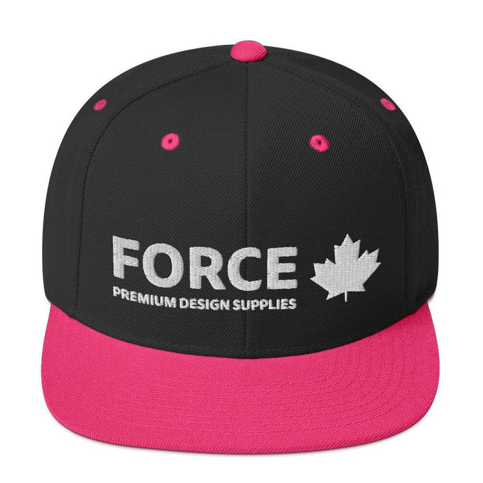 FORCE Logo Embroidered Snapback Hat** - Billyforce Shop