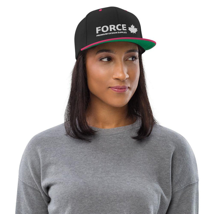 FORCE Logo Embroidered Snapback Hat** - Billyforce Shop