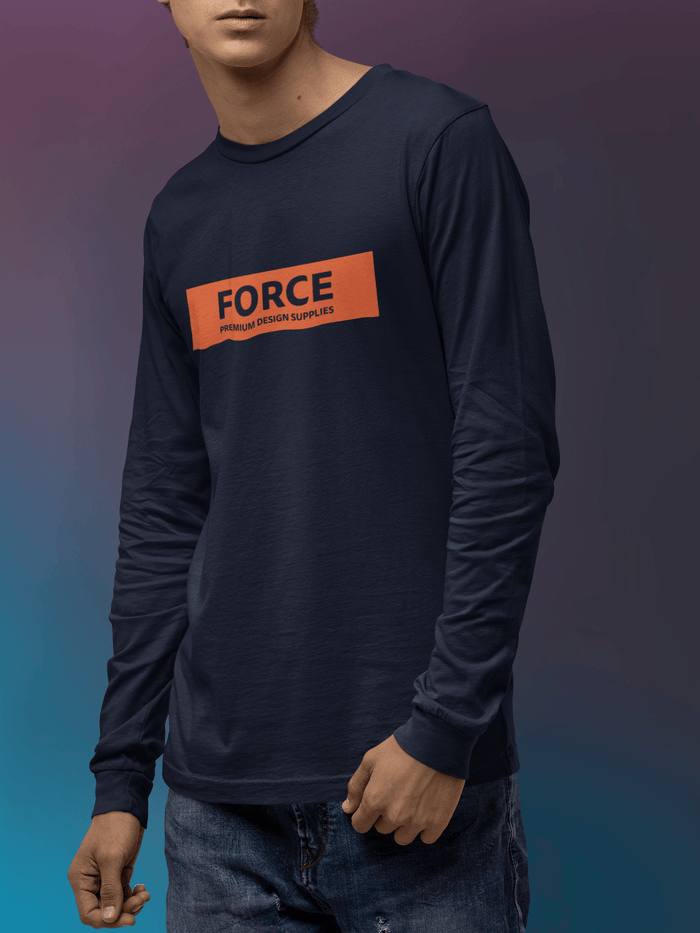 FORCE Orange Unisex Long Sleeve Tee - Billyforce Shop