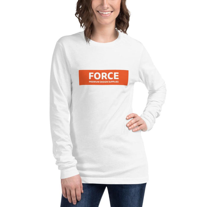 FORCE Orange Unisex Long Sleeve Tee - Billyforce Shop
