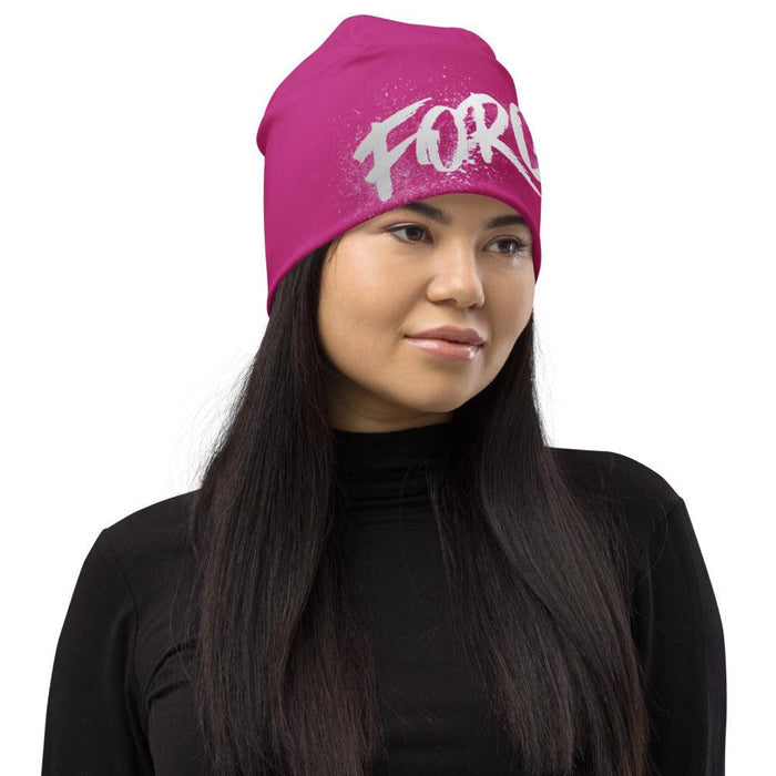 FORCE Splashed! All-Over Print Beanie (Hot Pink) - Billyforce Shop