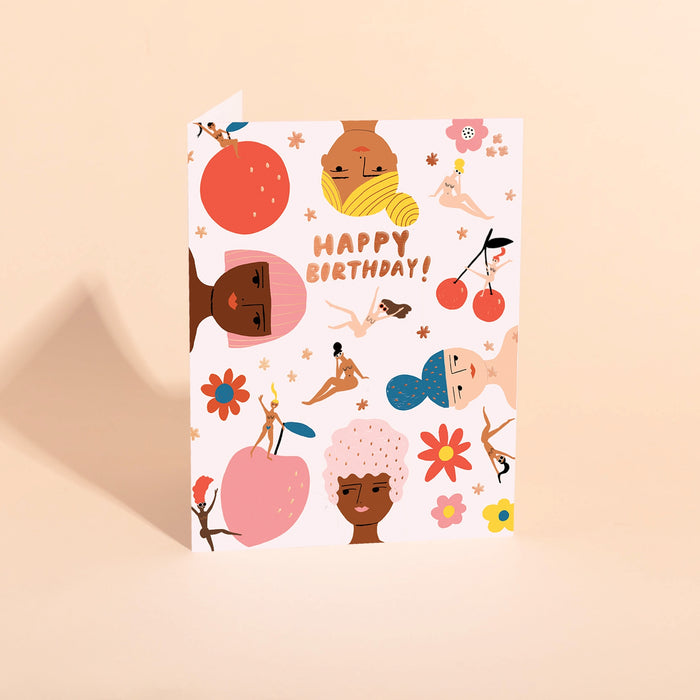 Fruity Nudes - Birthday Card