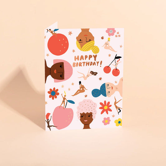 Fruity Nudes - Birthday Card
