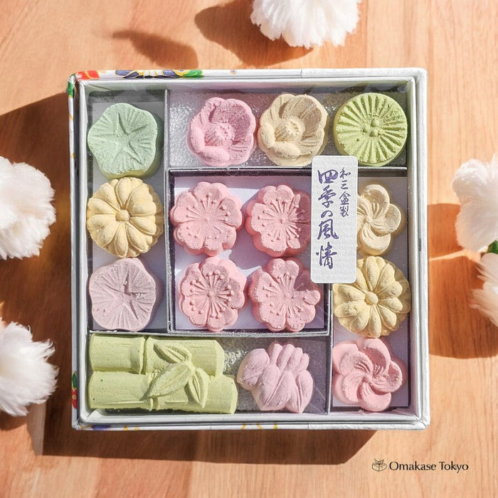 Fukuya Wasanbon Seasonal Japanese Wagashi Sweets
