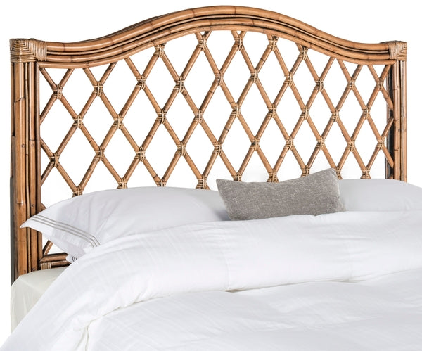 Gabrielle Wicker Headboard in Brown