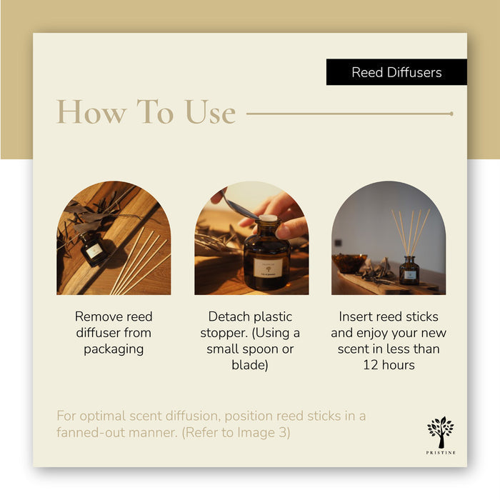 PRISTINE AROMA Garden Scents Reed Diffuser - Lemongrass 50ml | Isetan KL Online Store