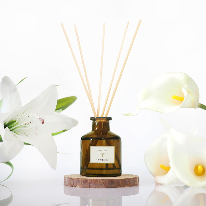 PRISTINE AROMA Garden Scents Reed Diffuser - Lily & Jasmine 50ml | Isetan KL Online Store