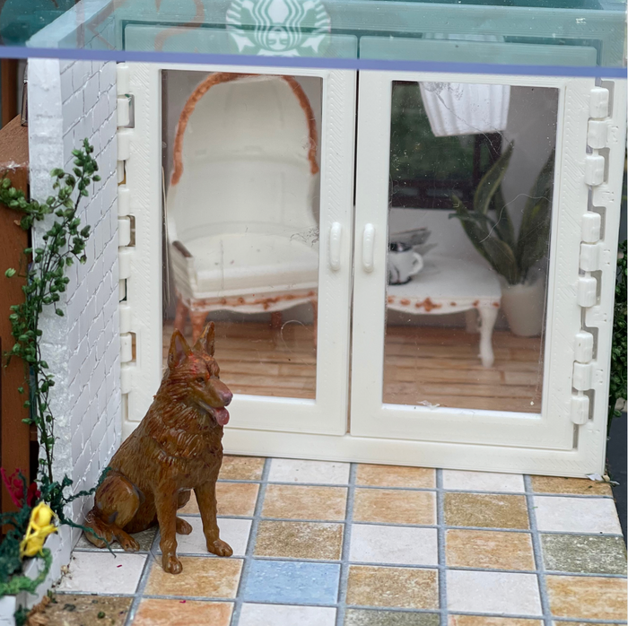 German Shepherd Dog Statue Miniature Dog Custom Made Pet Statue