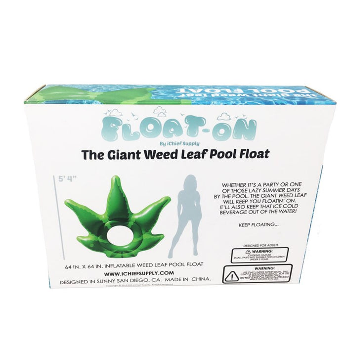 Giant Weed Leaf Pool Float 🌴☀️