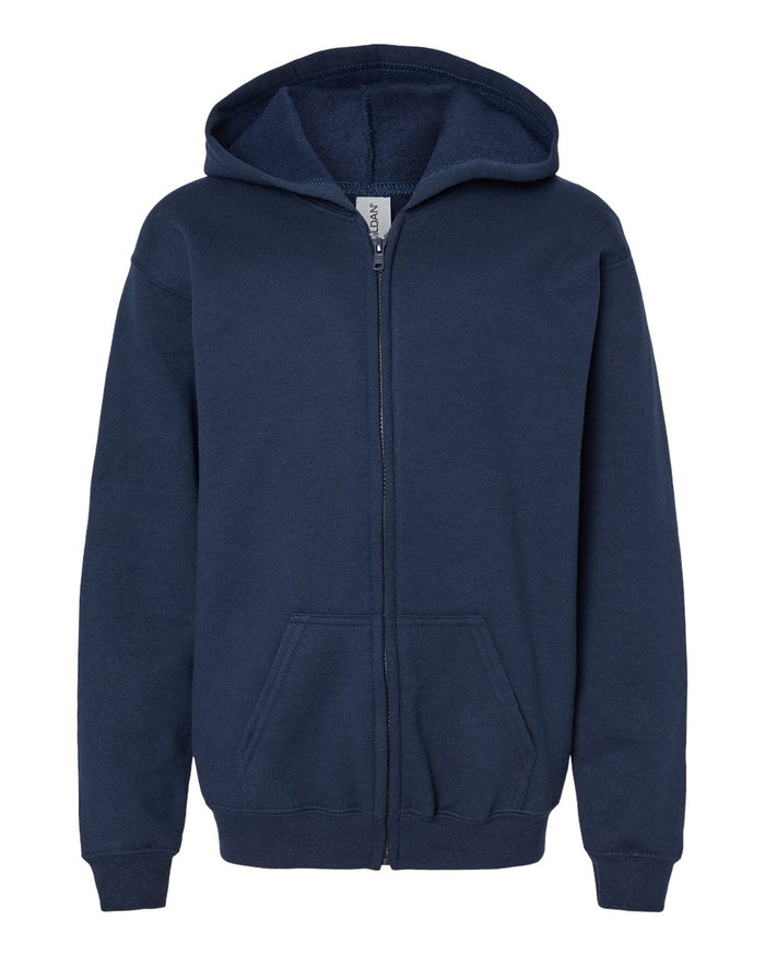 Gildan Youth Heavy Blend Full-Zip Hoodie