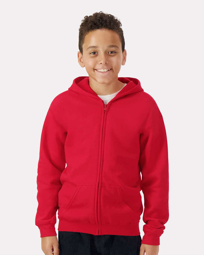 Gildan Youth Heavy Blend Full-Zip Hoodie