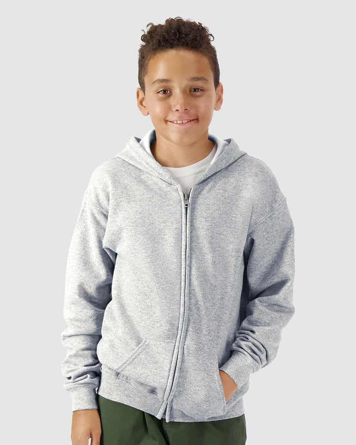 Gildan Youth Heavy Blend Full-Zip Hoodie