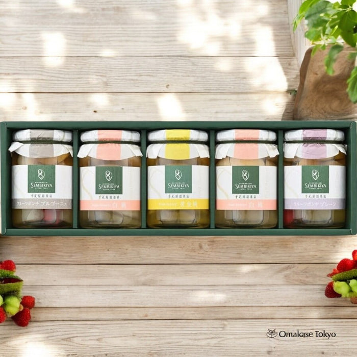 Ginza Sembikiya Fruit Jar Variety 5 set