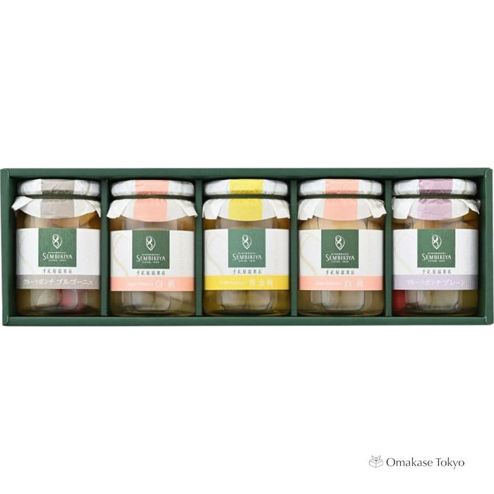 Ginza Sembikiya Fruit Jar Variety 5 set