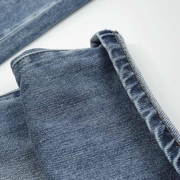 Girls Denim Overalls,Little Big Kids Wide Leg Elastic Inside Jean Dungarees Flared Pants