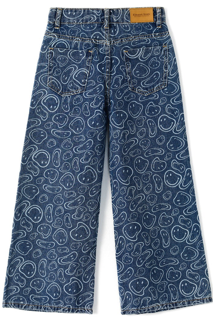 Girls Flare Jeans, 5-14T Little Big Girl Bell Bottom Summer Denim Pants