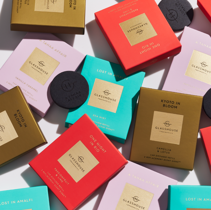 Glasshouse Car Diffuser Refill Scents in  at Wrapsody