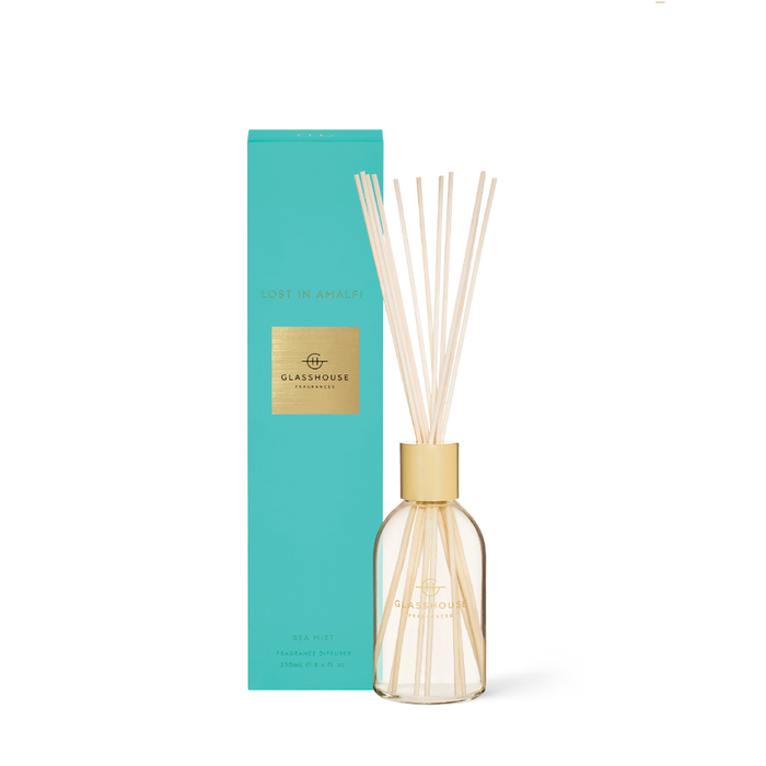 Glasshouse Diffuser 8.4oz Scents in Lost in Amalfi at Wrapsody