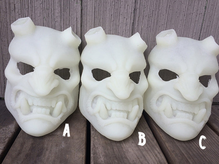 GLOW IN THE DARK KRAMPUS MASK