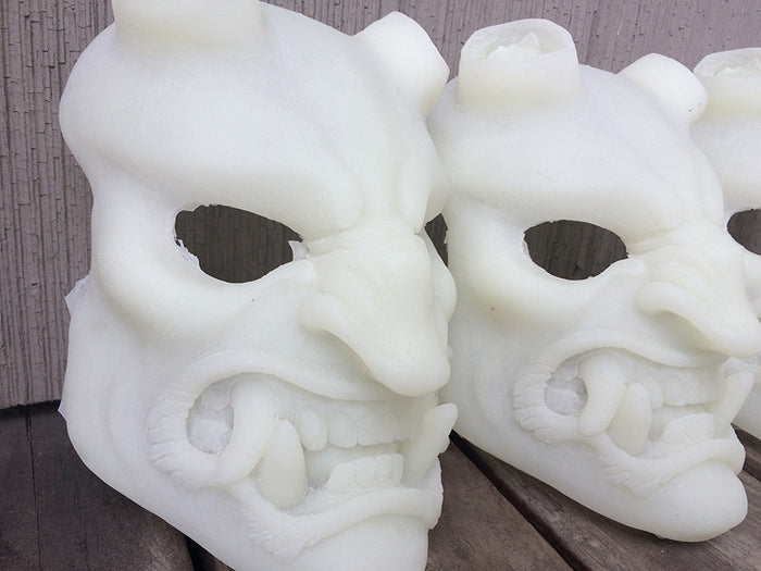 GLOW IN THE DARK KRAMPUS MASK