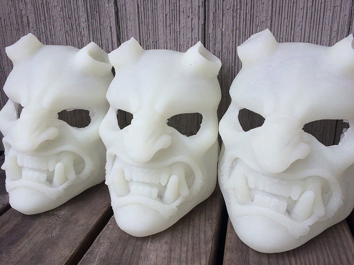 GLOW IN THE DARK KRAMPUS MASK