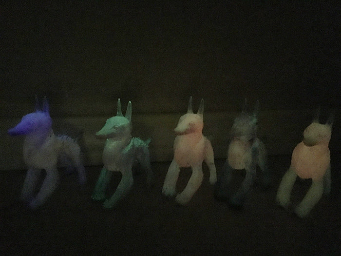 GLOW IN THE DARK, TRANSLUCENT CRAGNOG ART TOY