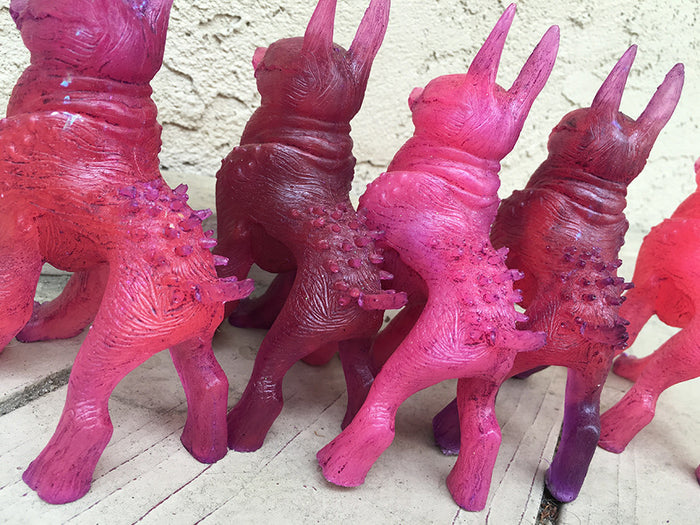 GLOW IN THE DARK, TRANSLUCENT CRAGNOG ART TOY