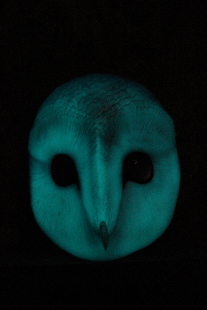 GLOW OWL MASK - BLUE