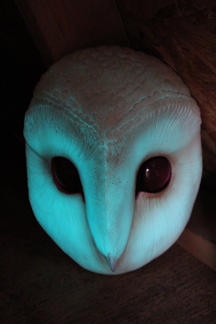 GLOW OWL MASK - GOLD