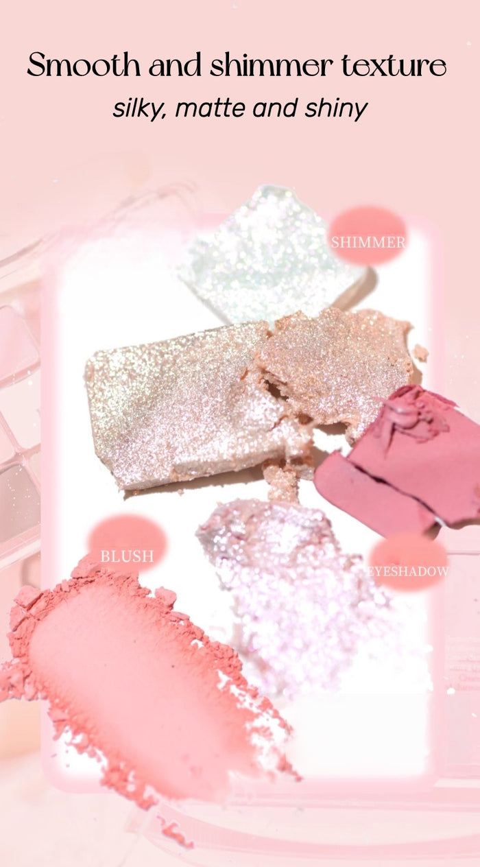 GOGO TALES Eyeshadow & Blusher & Contour Makeup Palette T5241