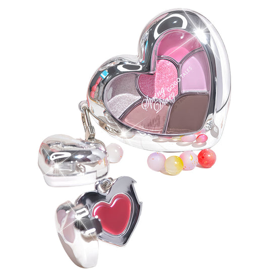 GOGO TALES Hearts 2 Hearts 6-color Eyeshadow & Lip Gloss Set T5236