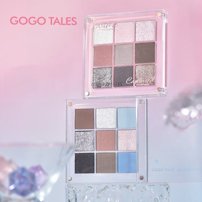 GOGO TALES Magnetic Sliding Cover Smoky Eyeshadow Palette T5234