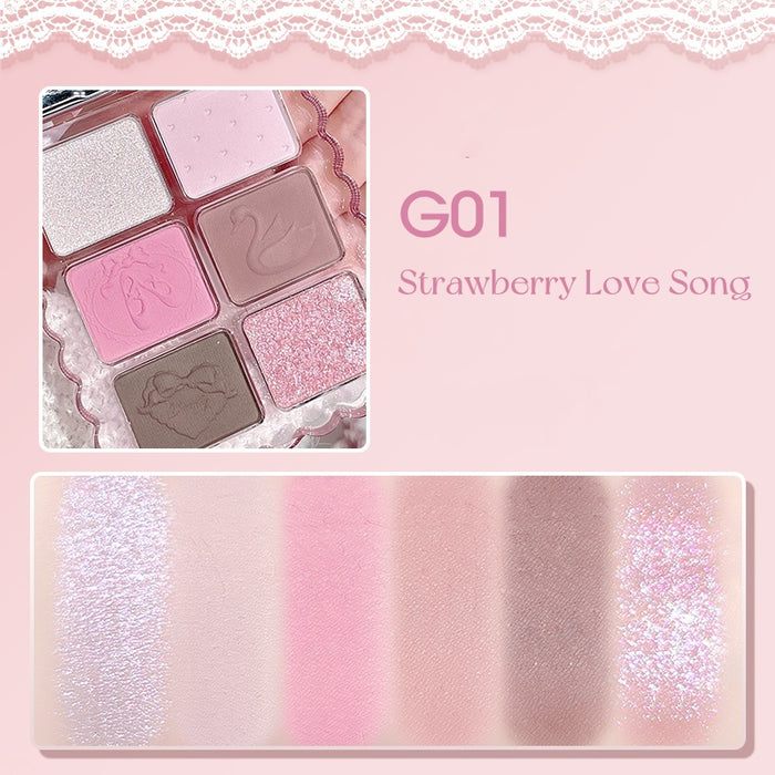 GOGO TALES Sweet Pink Ballet Collection Eyeshadow Palette T4845