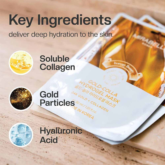 Gold Collagen Hydrogel Mask