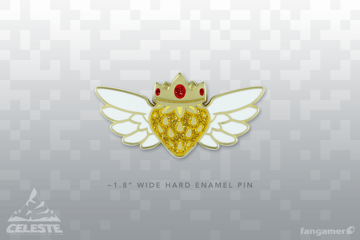 Golden Strawberry Pin