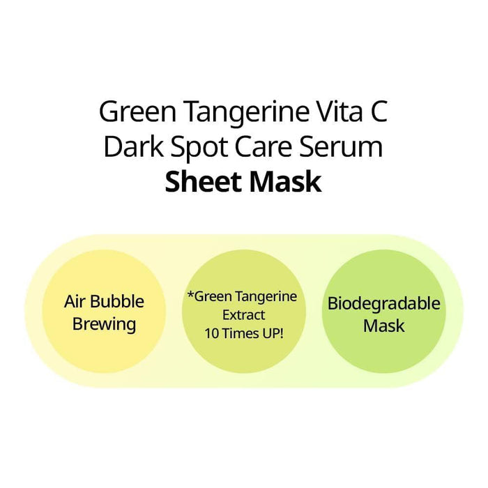 Goodal Green Tangerine Vita C Dark Spot Care Serum Mask Alpha 5 sheets
