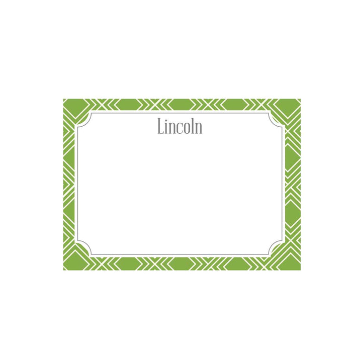 Green Diamond Flat Note - Barque Gifts