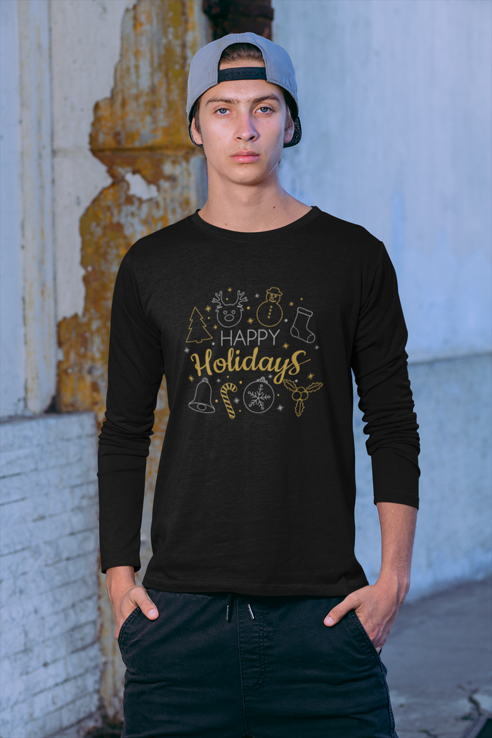 Happy Holidays Premium Unisex Longsleeve T-shirt